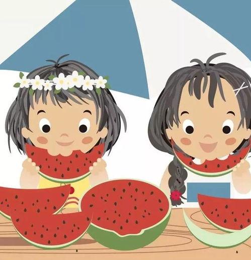 卡通小猪吃瓜头像男,趣味横生的校园生活剪影